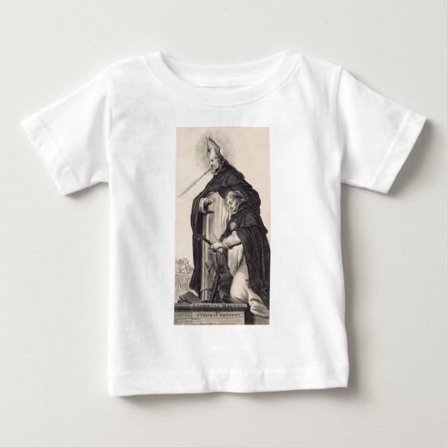 Camiseta De Bebé Santo Alberto del Grande y santo Thomas Aquinas (Anverso)