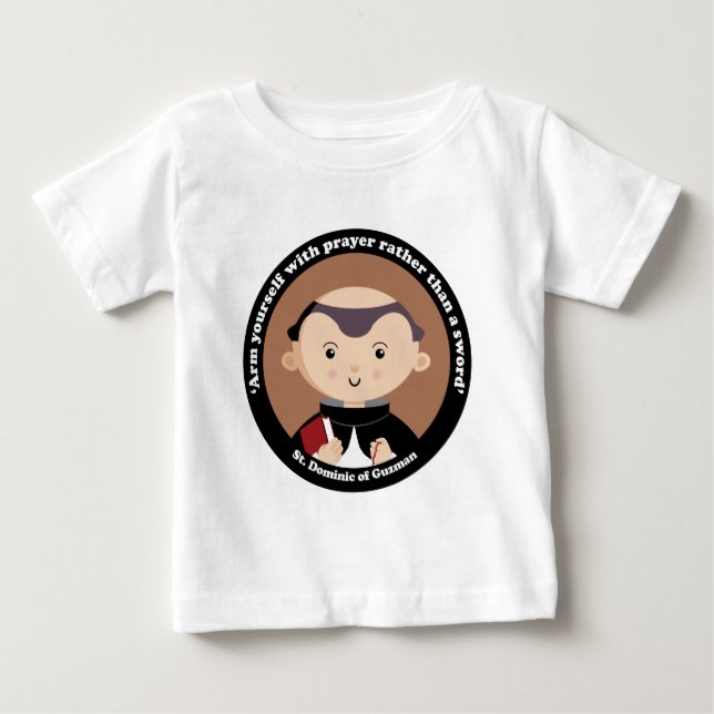 Camiseta De Bebé Santo Domingo de Guzmán (Anverso)