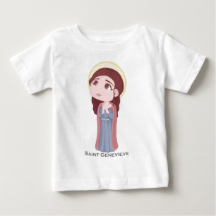 Camiseta De Bebé Santo Genevieve