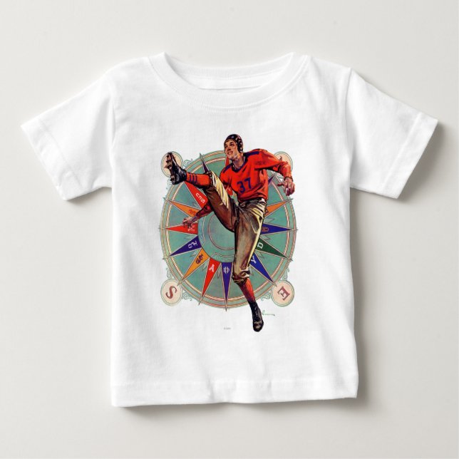 Camiseta De Bebé Saque de centro (Anverso)