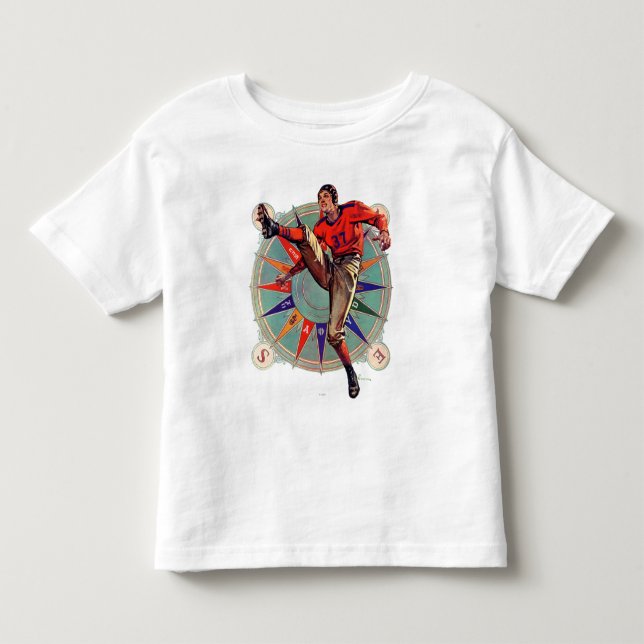 Camiseta De Bebé Saque de centro (Anverso)