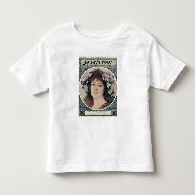 Camiseta De Bebé Sarah Bernhardt en Gismonda (Anverso)