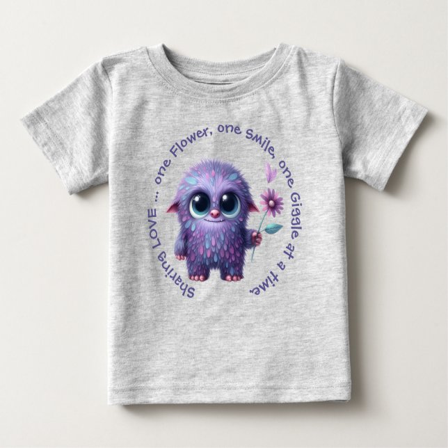Camiseta De Bebé Sarah: Compartiendo el amor (Anverso)