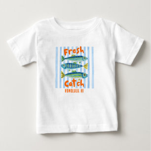 Camiseta De Bebé Sardinas de pesca fresca