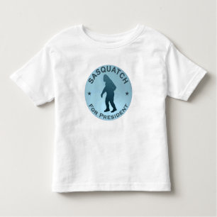 Camiseta De Bebé Sasquatch Para Presidente