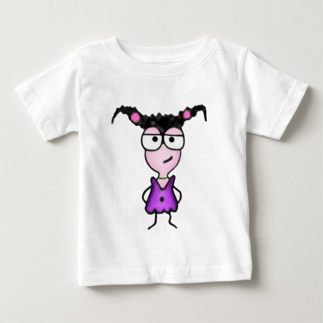 Camiseta De Bebé Sassy Chica Shirt (Anverso)