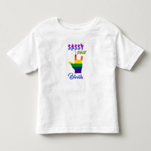 Camiseta De Bebé Sassy desde el nacimiento