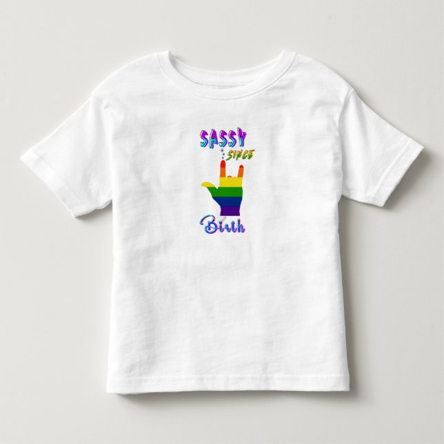 Camiseta De Bebé Sassy desde el nacimiento (Anverso)