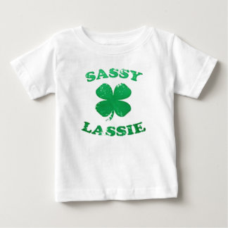 Camiseta De Bebé Sassy Lassie St. Patrick's Day Baby T-Shirt