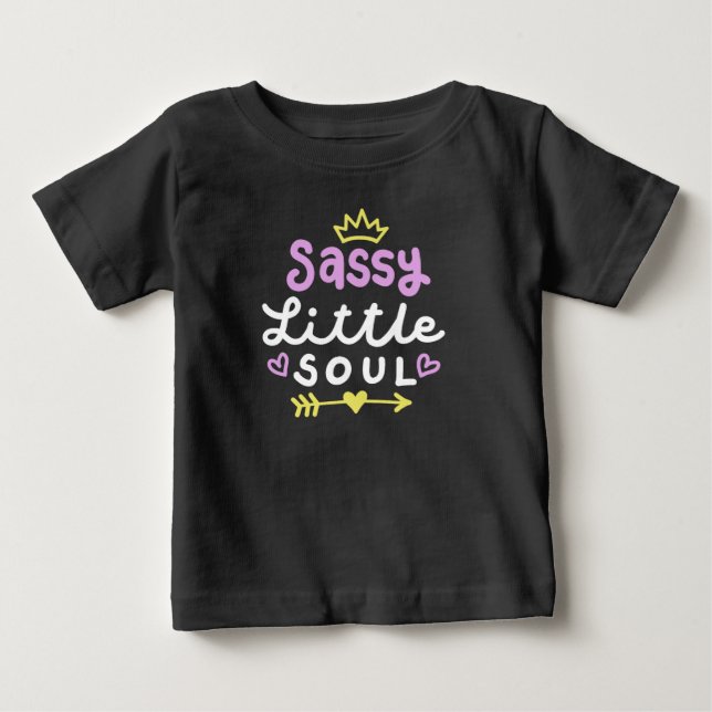 Camiseta De Bebé Sassy Little Soul (Anverso)
