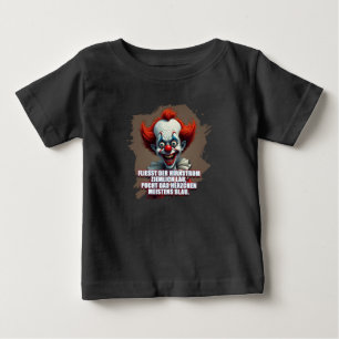 Camiseta De Bebé Sátira de payasos sobre estados de ánimo azules