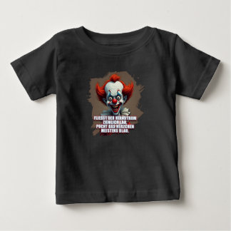 Camiseta De Bebé Sátira de payasos sobre estados de ánimo azules