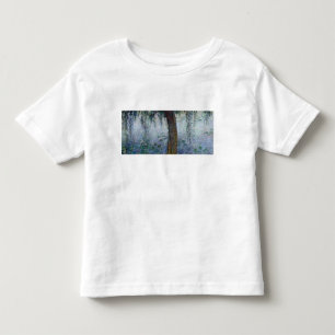 Camiseta De Bebé Sauces que lloran de Claude Monet el Waterlilies
