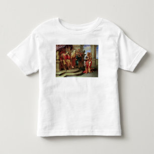Camiseta De Bebé Saul que escucha David que toca la arpa