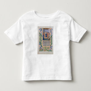 Camiseta De Bebé Saul que escucha el juego de David la arpa