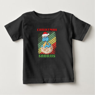 CAMISETA DE BEBÉ SAURIOS DE NAVIDAD