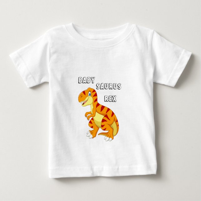 Camiseta De Bebé Saurus del bebé (Anverso)