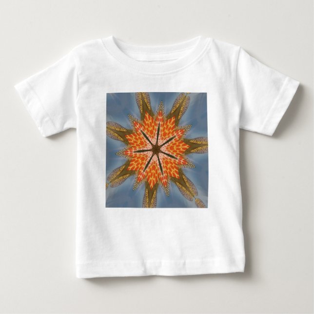 Camiseta De Bebé Savanna Star Bloom - Una audaz impresión de un ani (Anverso)