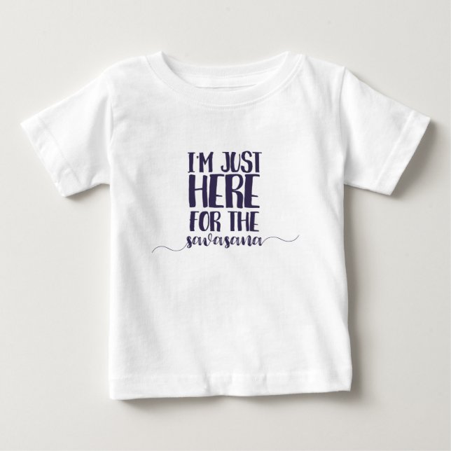 Camiseta De Bebé savasana (Anverso)
