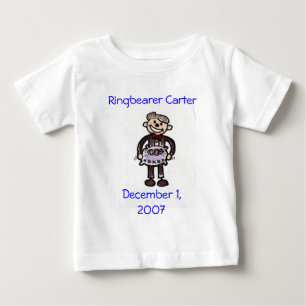 Camiseta De Bebé scan0014, Ringbearer EvanDecember 1, 2007