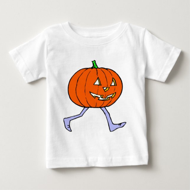 Camiseta De Bebé Scary Pumkin (Anverso)