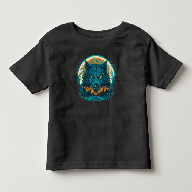 Camiseta De Bebé Scary Werewolf (Anverso)