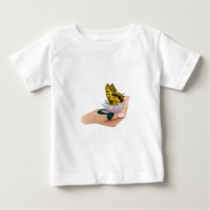 Camiseta De Bebé Schmetterling en mano