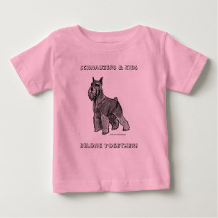 Camiseta De Bebé Schnauzer