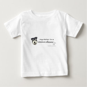 Camiseta De Bebé schnauzer miniatura - más cría