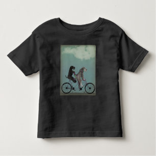 Camiseta De Bebé Schnauzer Tandem