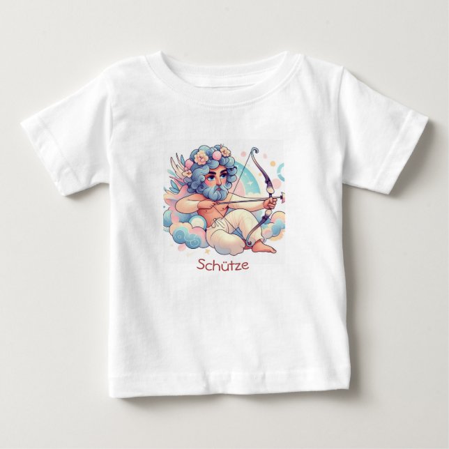 Camiseta De Bebé Schütze Sternzeichen Kunst  (Anverso)