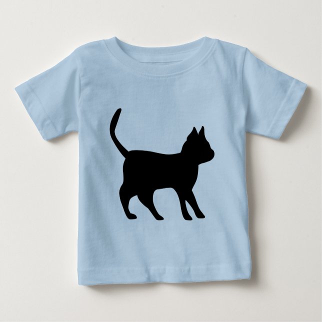 Camiseta De Bebé Schwarzer Kater (Anverso)