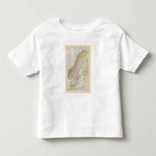 Camiseta De Bebé Schweden, Norwegen - Suecia y mapa de Noruega