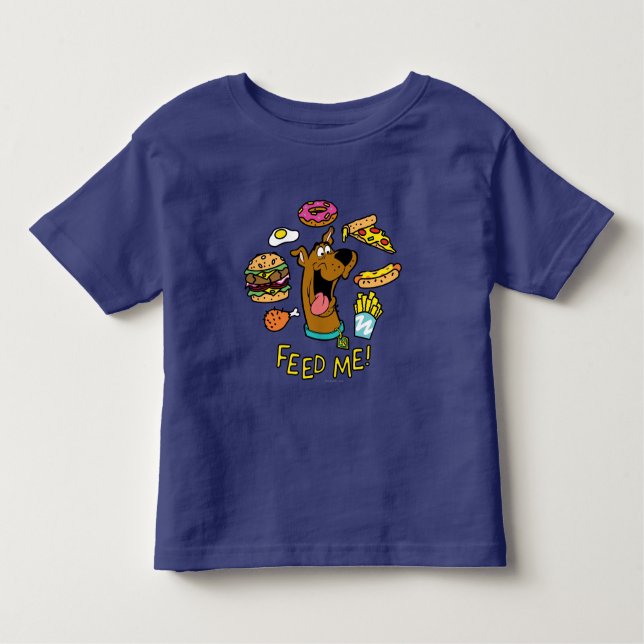 Camiseta De Bebé ¡Scooby-Doo Alimentarme! (Anverso)
