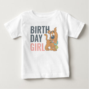 Camiseta De Bebé Scooby-Doo Cumpleaños 1ra Niña