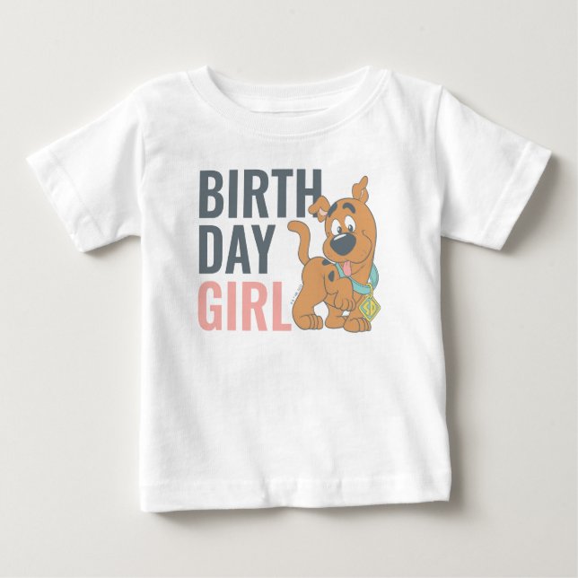 Camiseta De Bebé Scooby-Doo Cumpleaños 1ra Niña (Anverso)
