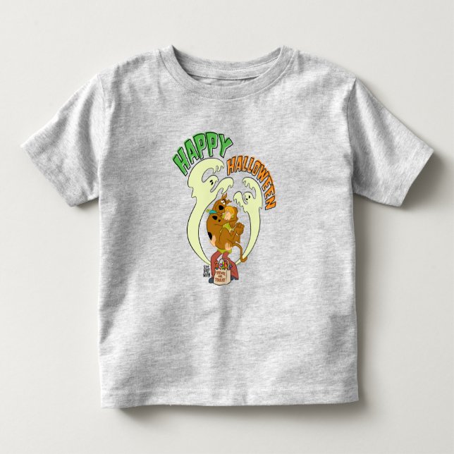 Camiseta De Bebé Scooby-Doo | Feliz Halloween (Anverso)