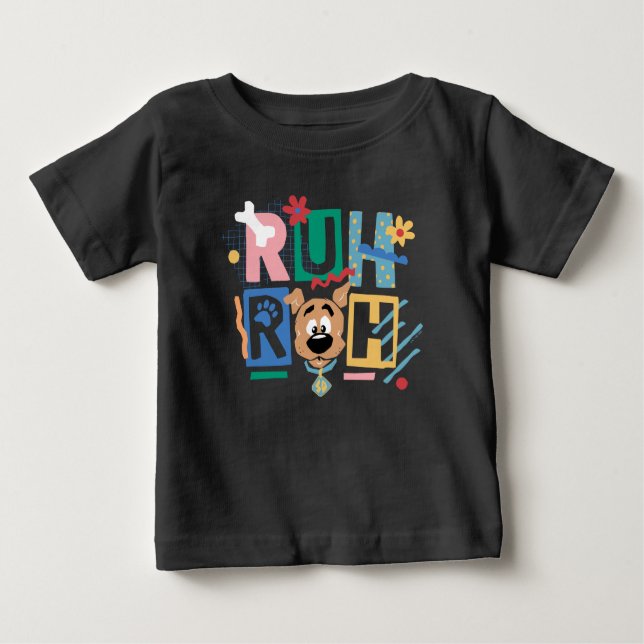 Camiseta De Bebé Scooby-Doo | Ruh Roh Baby Scooby-Doo (Anverso)
