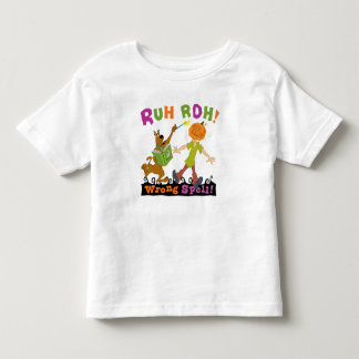 Camiseta De Bebé Scooby-Doo ¡Ruh Roh! ¡El deletreo equivocado!