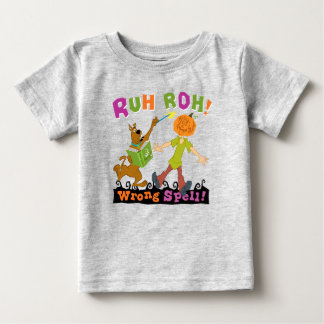 Camiseta De Bebé Scooby-Doo ¡Ruh Roh! ¡El deletreo equivocado!