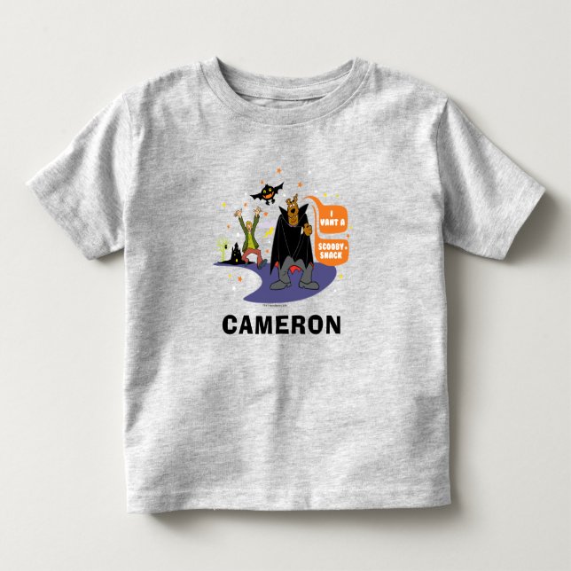 Camiseta De Bebé Scooby-Doo| Se prohíbe un aperitivo escocés (Anverso)