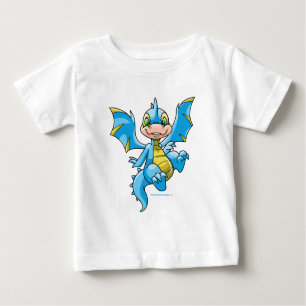 Camiseta De Bebé Scorchio azul curioso