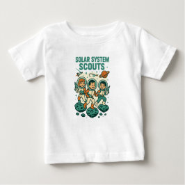 Camiseta De Bebé Scouts del sistema solar - Aventura entre las estr