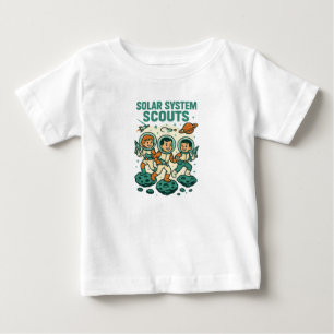 Camiseta De Bebé Scouts del sistema solar - Aventura entre las estr