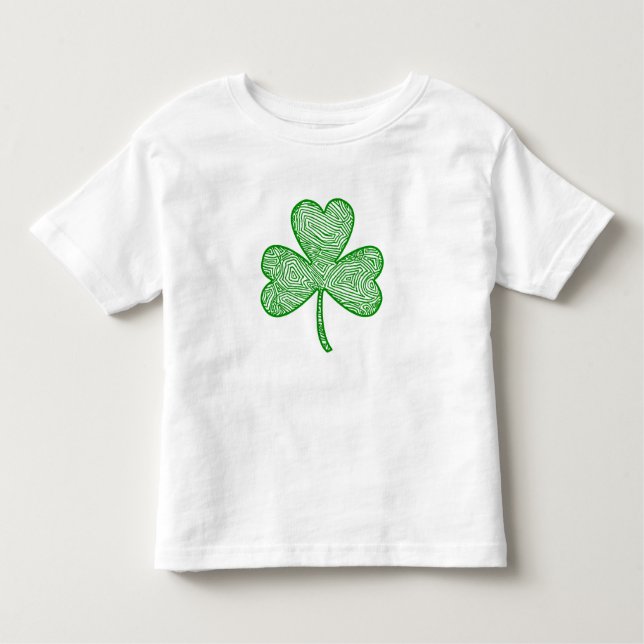 Camiseta De Bebé Scribbleprint Clover (Anverso)