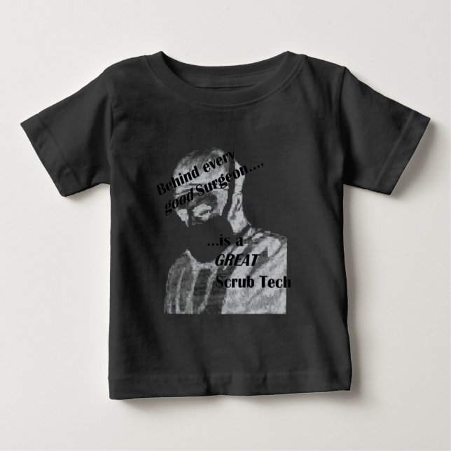 Camiseta De Bebé Scrub Tech (Anverso)