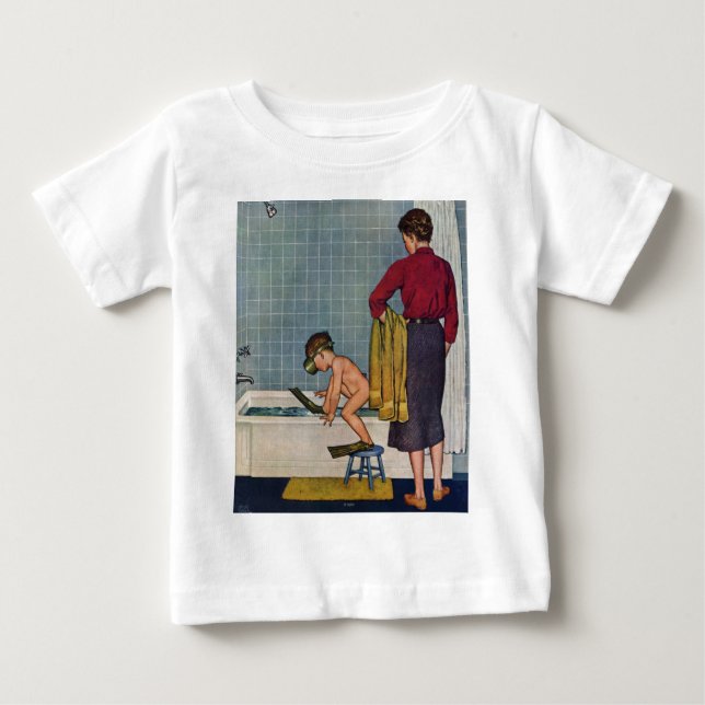 Camiseta De Bebé Scuba en la Tuba (Anverso)