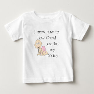 Camiseta De Bebé Sé al arrastre bajo apenas como mi papá (p