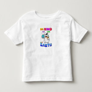 Camiseta De Bebé Sé Amable Con La Tierra