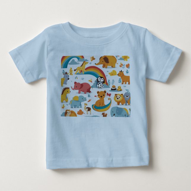 Camiseta De Bebé Sé amigo de los animales (Anverso)